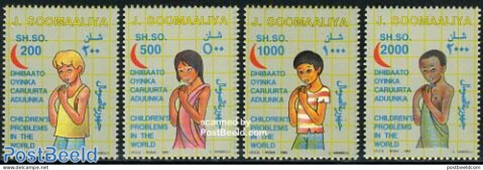 Somalia 1993 Red Cross 4v, Mint NH, Health - Red Cross - Rode Kruis