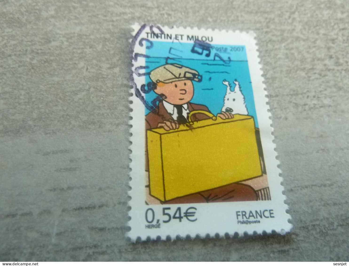 Les Voyages De Tintin - Tintin Et Milou - 0.54 € - Yt 4051 - Multicolore - Oblitéré - Année 2007 - - Gebraucht