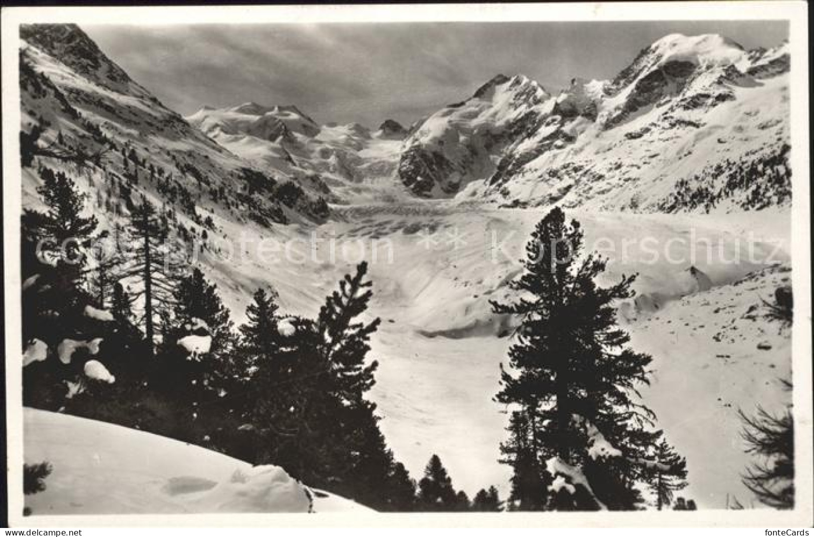 11781297 Morteratschgletscher Mit Berninagruppe Morteratschgletscher - Otros & Sin Clasificación