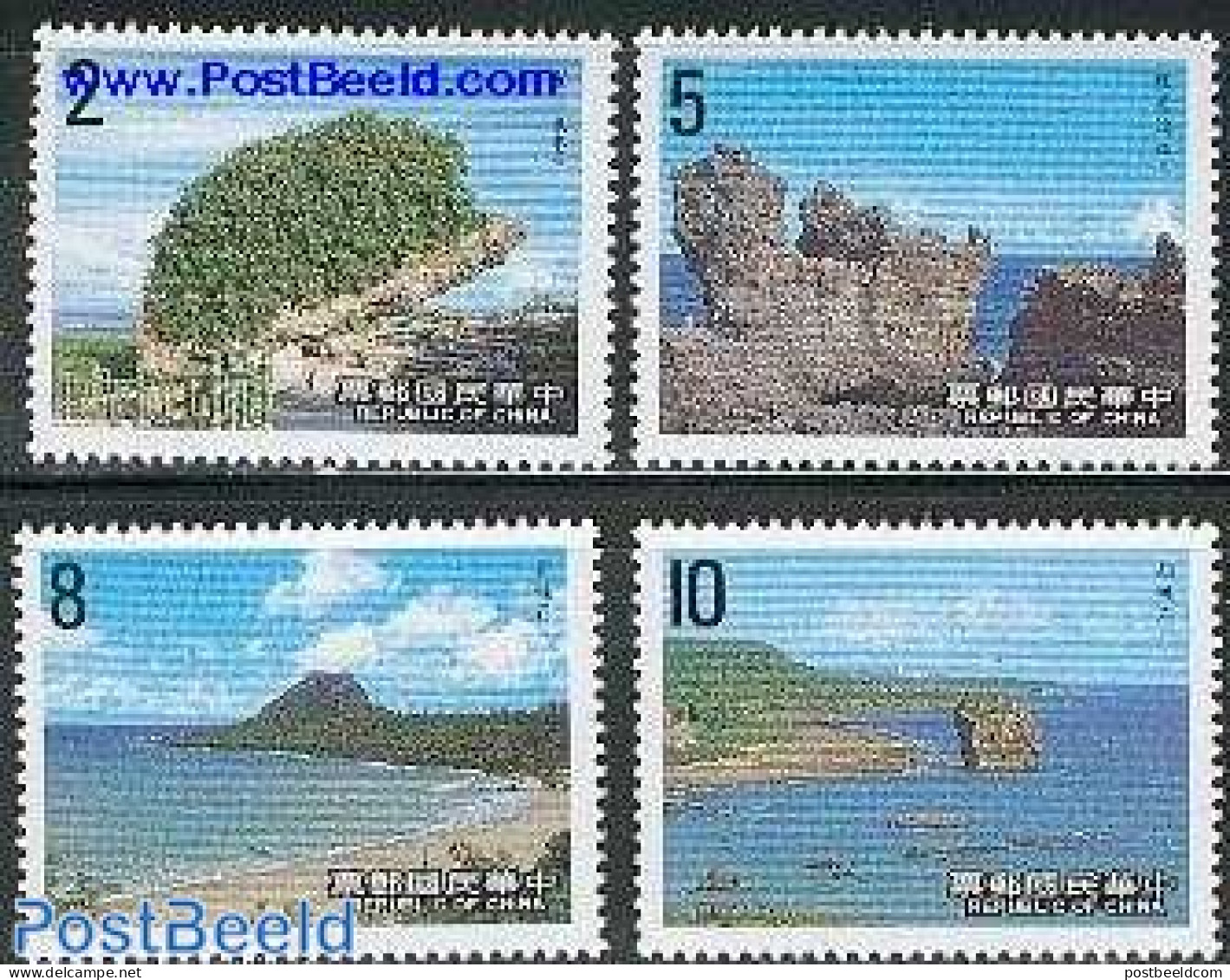 Taiwan 1987 National Park 4v, Mint NH, Various - Lighthouses & Safety At Sea - Leuchttürme