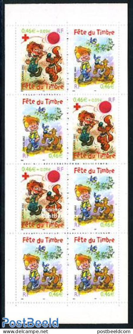 France 2002 Boule & Bill Booklet, Mint NH, Nature - Birds - Dogs - Stamp Booklets - Art - Comics (except Disney) - Unused Stamps