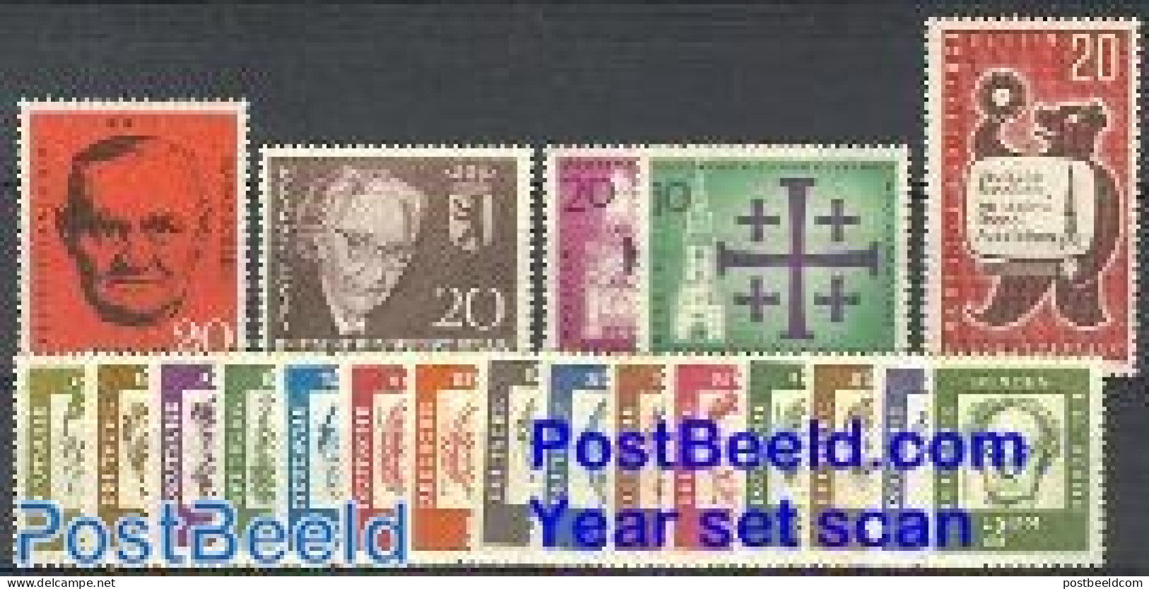 Germany, Berlin 1961 Year Set 1961 (20v), Mint NH - Unused Stamps