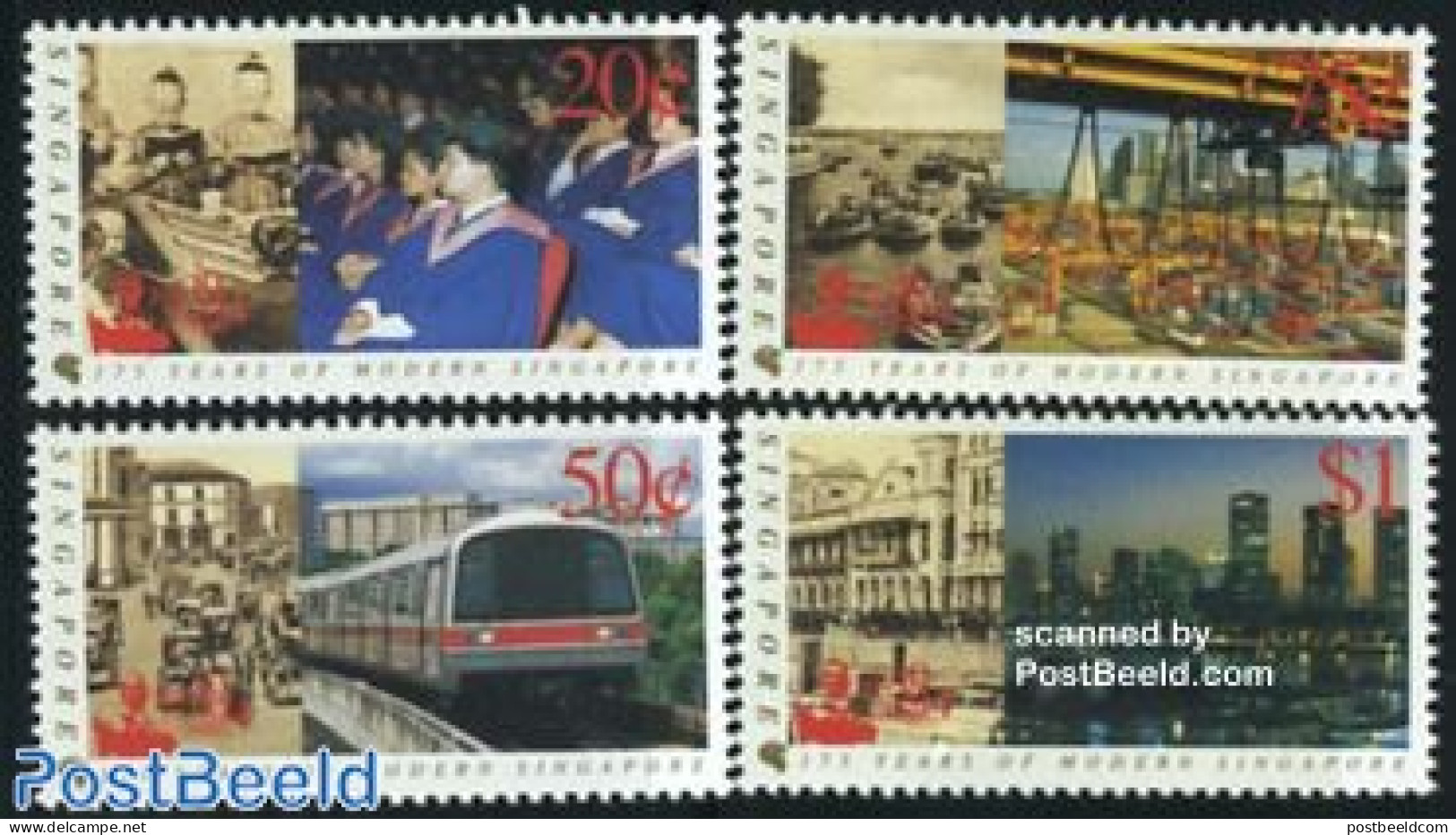 Singapore 1994 Singpex 4v, Mint NH, Transport - Railways - Trenes