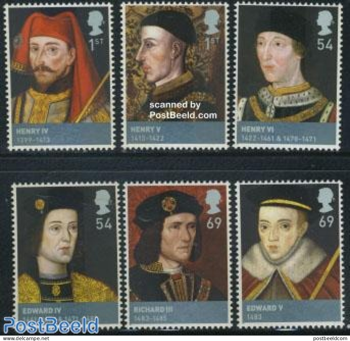Great Britain 2008 Lancaster & York 6v, Mint NH, History - Kings & Queens (Royalty) - Neufs