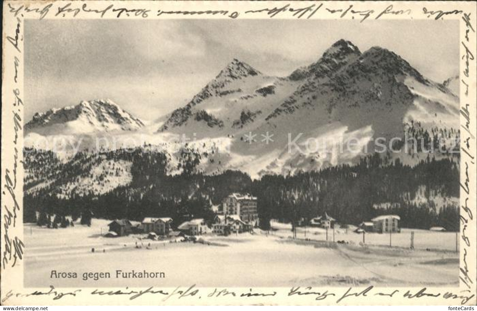 11781097 Arosa GR Mit Furkahorn Arosa - Other & Unclassified