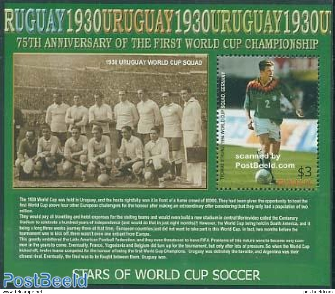 Tuvalu 2005 World Cup Football S/s, Thomas Strunz, Mint NH, History - Sport - Germans - Football - Altri & Non Classificati