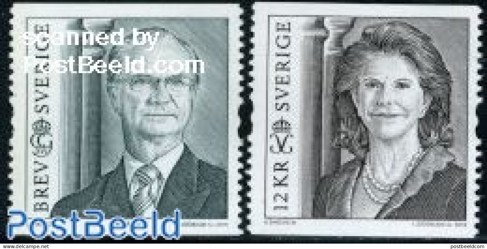 Sweden 2010 Carl Gustav & Sylvia 2v, Mint NH, History - Kings & Queens (Royalty) - Neufs