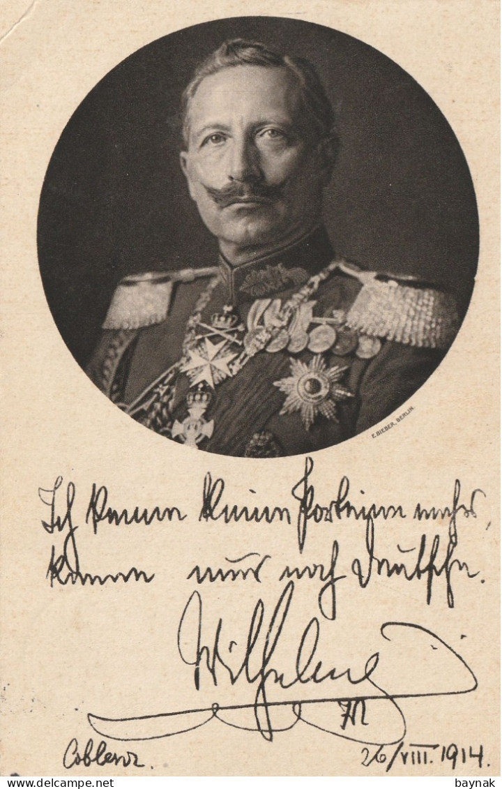 MIL3261  -  DEUTSCHLAND  --  KAISER WILHELM II.  --  ROTEN KREUZ  --  1914 - Guerra 1914-18