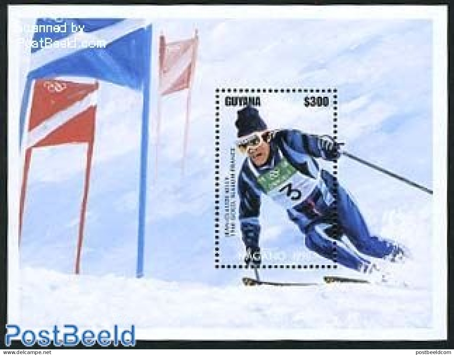 Guyana 1997 Jean Claude Killy S/s, Mint NH, Sport - Olympic Winter Games - Skiing - Ski