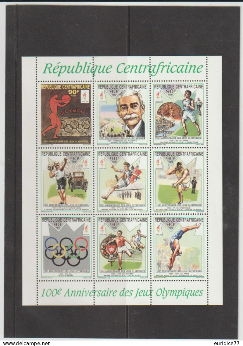 Republique Centrafricaine 1993 - Olympic Games Barcelona 92 Mnh** - Sommer 1992: Barcelone