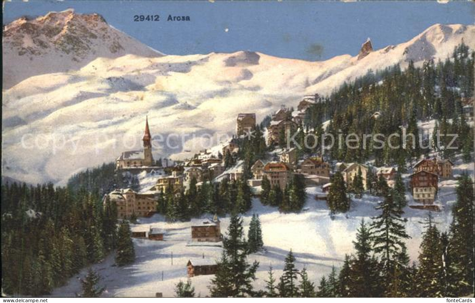 11780766 Arosa GR Panorama Arosa - Other & Unclassified