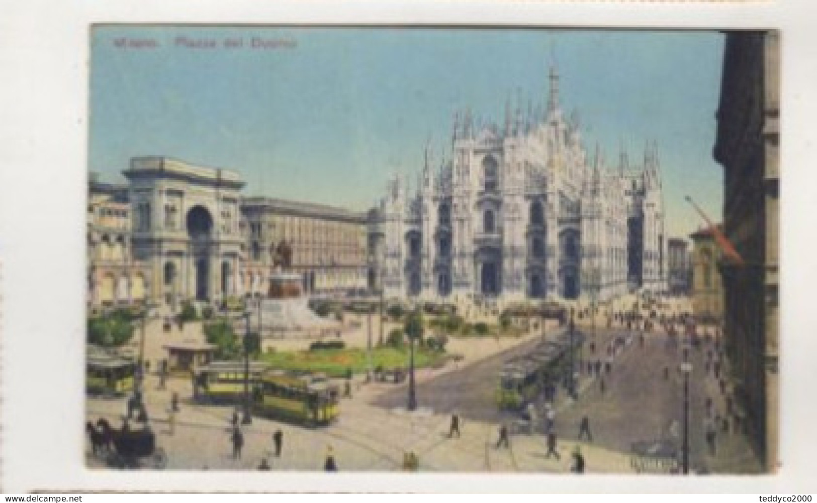 MILANO Piazza Del Duomo 1912 - Milano (Milan)