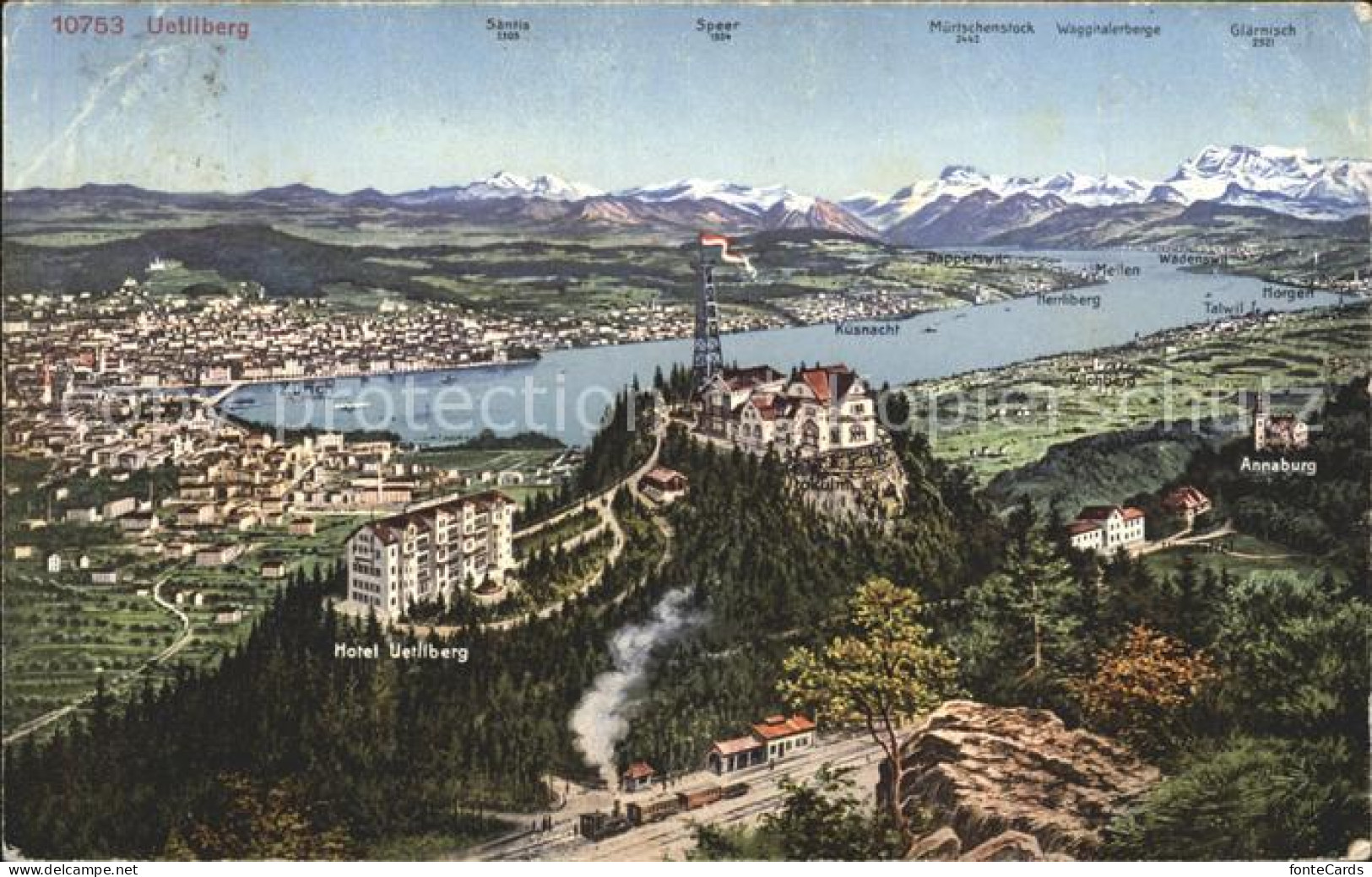 11779326 Uetliberg Zuerich Hotel Uetliberg Zuerichsee Alpen Uetliberg Zuerich - Autres & Non Classés