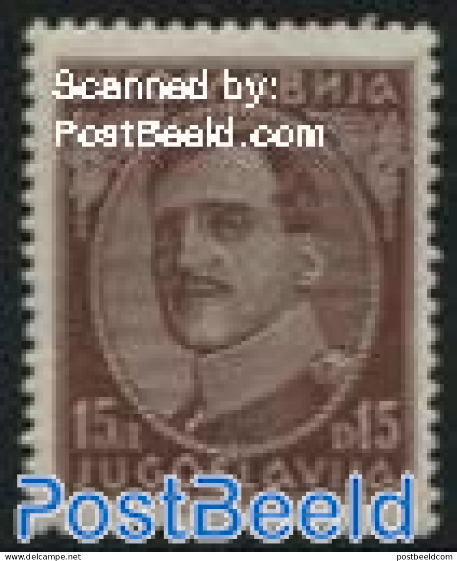 Yugoslavia 1931 15D, Stamp Out Of Set, Mint NH - Ongebruikt