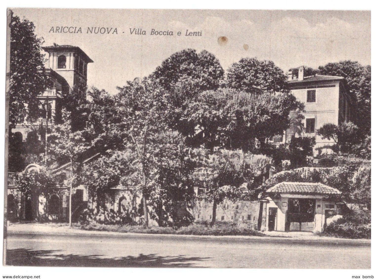 ARICCIA NUOVA 1  VILLA BOCCIA E LENTI CASTELLI ROMANI   ROMA - Autres & Non Classés