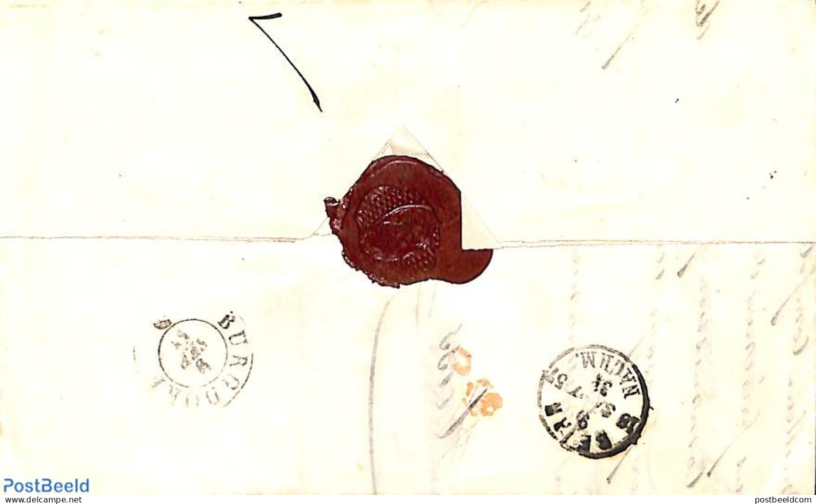 Switzerland 1857 Folding Letter From Burgdorf, Postal History - Briefe U. Dokumente