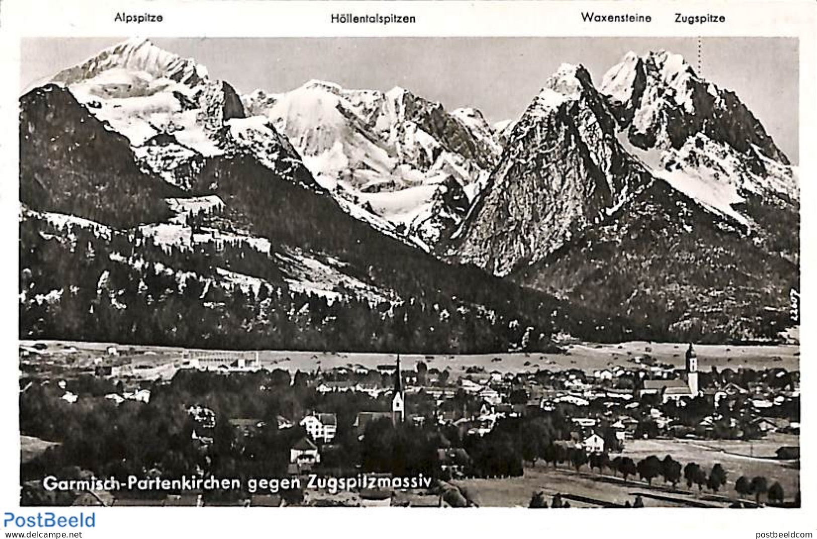 Germany, Federal Republic 1948 Postcard With Prom. Postmark Olympic Winter Games Garmisch Partenkirchen, Postal Histor.. - Andere & Zonder Classificatie