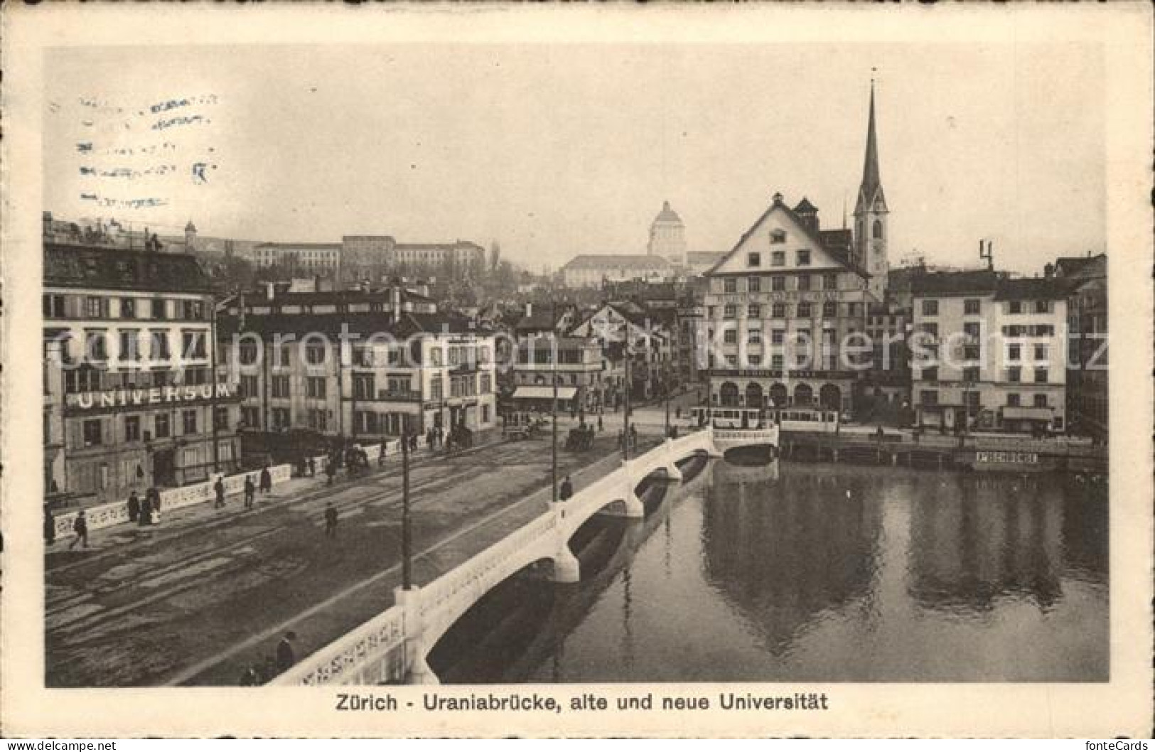 11778907 Zuerich Uraniabruecke Alte Und Neue Universitaet Zuerich - Sonstige & Ohne Zuordnung