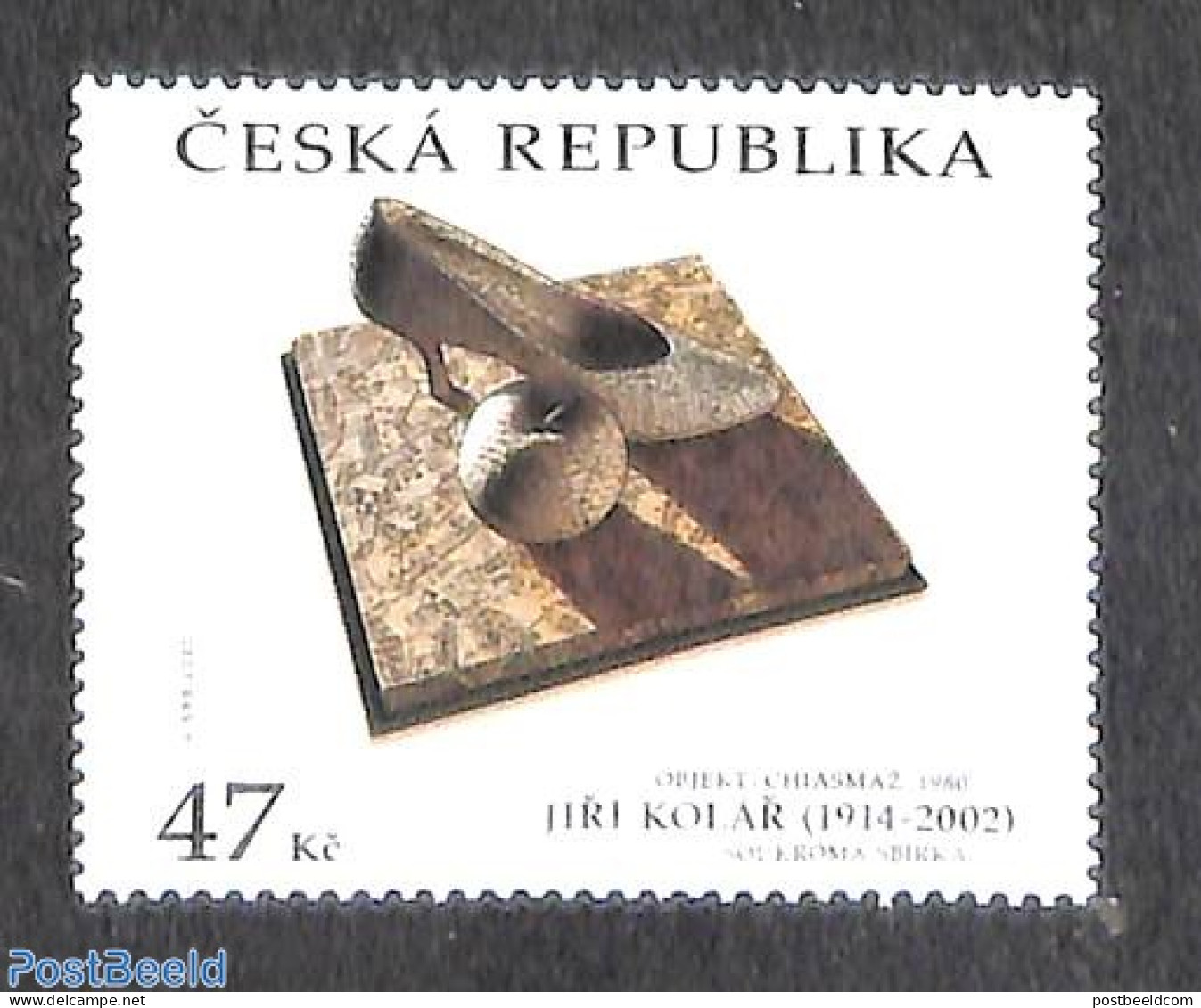 Czech Republic 2020 Art, Jiri Kolar 1v, Mint NH, Art - Fashion - Modern Art (1850-present) - Otros & Sin Clasificación