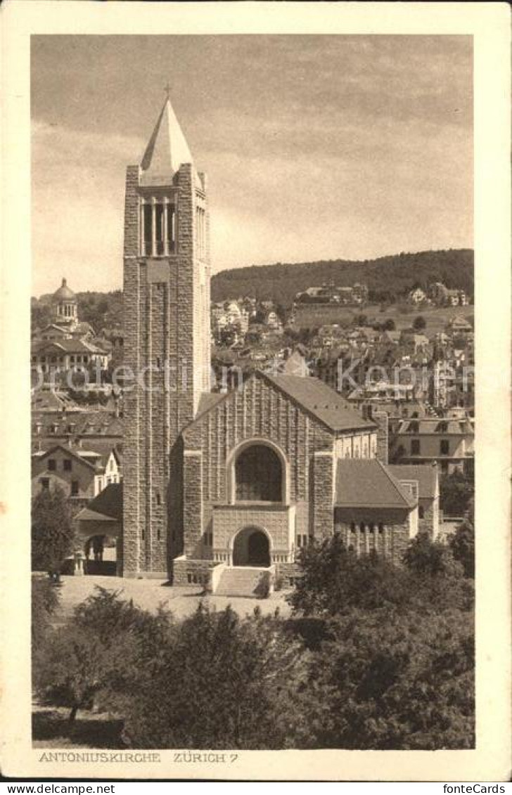 11778757 Zuerich Antoniuskirche Zuerich - Autres & Non Classés