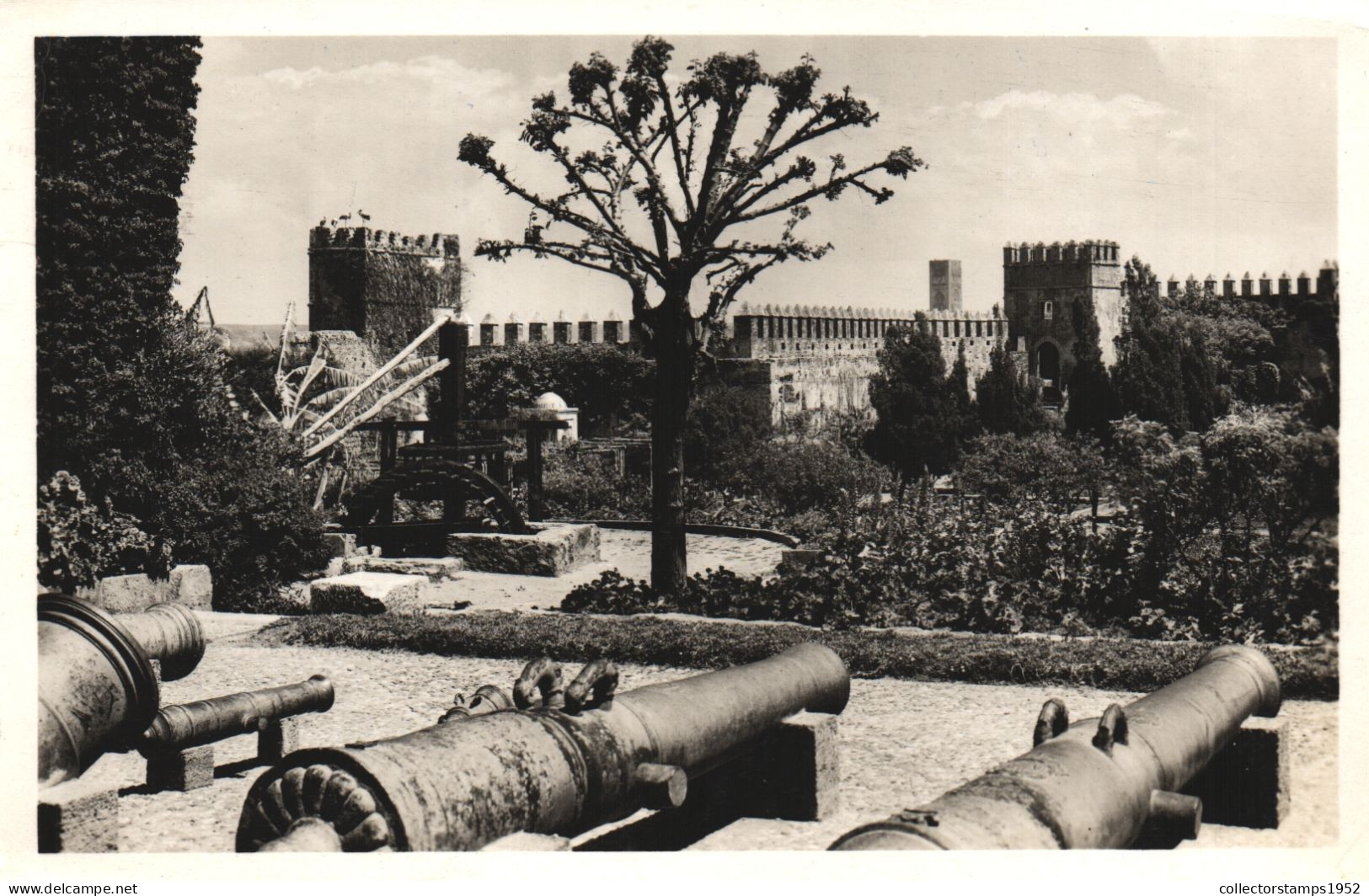 RABAT, GARDEN OF THE OUDAYAS, ARCHITECTURE, CANNON, FORT, MOROCCO, POSTCARD - Rabat