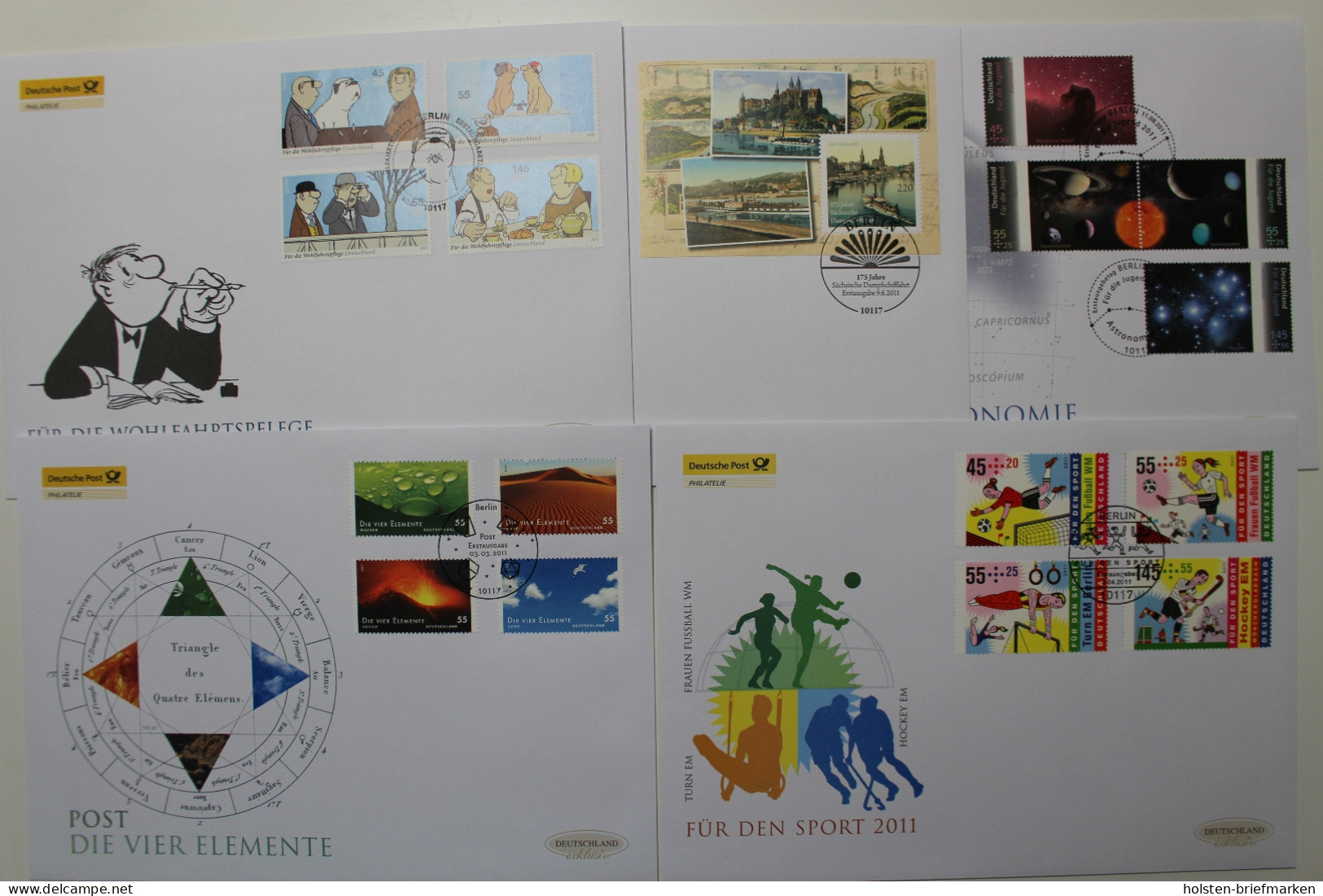 Deutschland (BRD), MiNr. 2835-2899, Jahrgang 2011, FDC - Andere & Zonder Classificatie