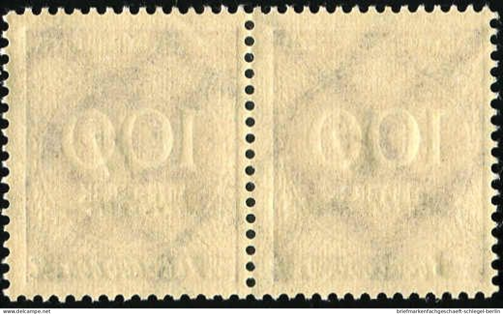 Deutsches Reich, 1923, 331 B II Und III, Postfrisch, Paar - Other & Unclassified