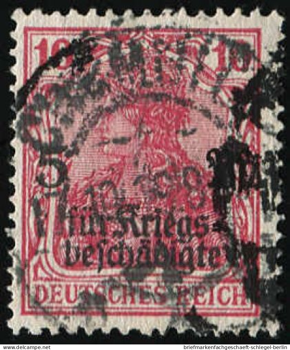 Deutsches Reich, 1919, 105 A, Gestempelt - Altri & Non Classificati