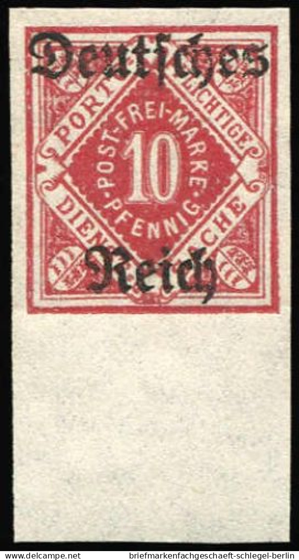 Deutsches Reich, 1920, 53 U, Ungebraucht - Servizio