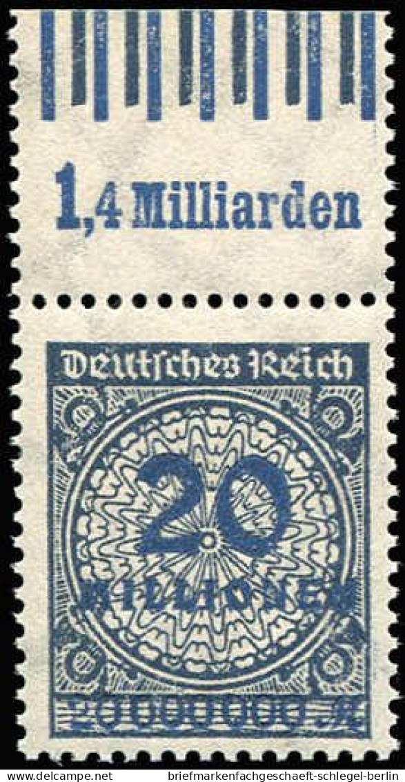 Deutsches Reich, 1923, 319 Wb W OR, Postfrisch - Sonstige & Ohne Zuordnung