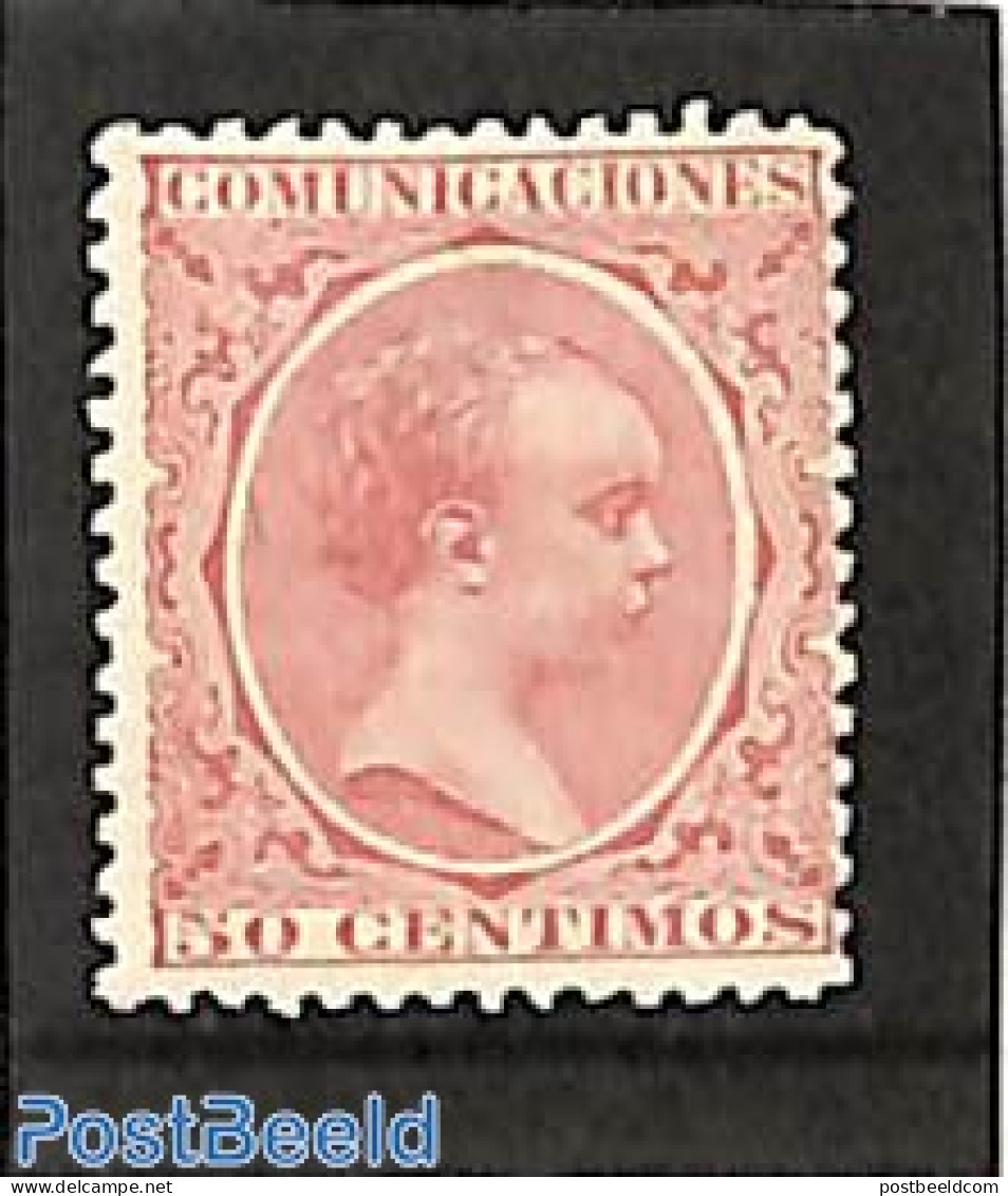 Spain 1889 50c, Stamp Out Of Set, Unused (hinged) - Unused Stamps