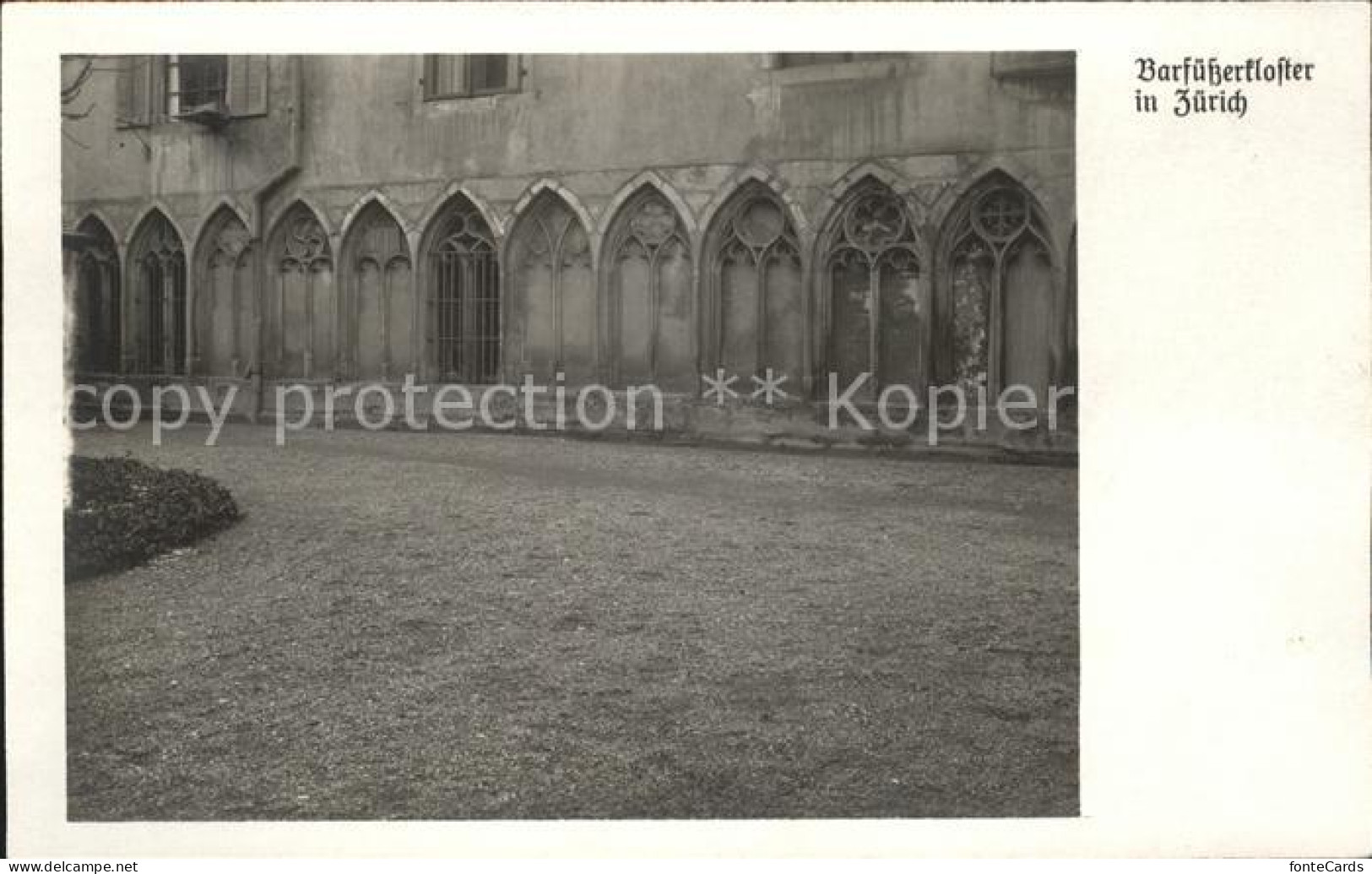 11778627 Zuerich Barfuesserkloster Suedfluegel Zuerich - Andere & Zonder Classificatie