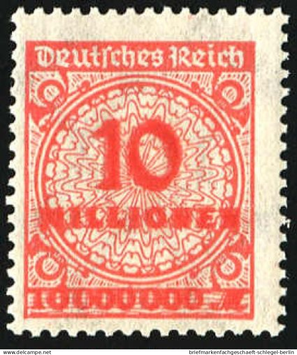 Deutsches Reich, 1923, 318 A DD, Ungebraucht - Autres & Non Classés