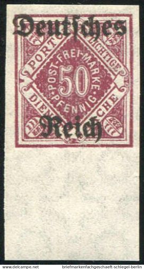 Deutsches Reich, 1920, 56 U, Ungebraucht - Servizio