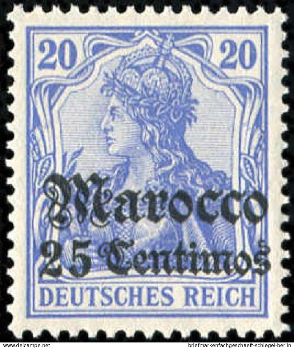 Deutsche Auslandspost Marokko, 1906, 37c, Postfrisch - Turquia (oficinas)