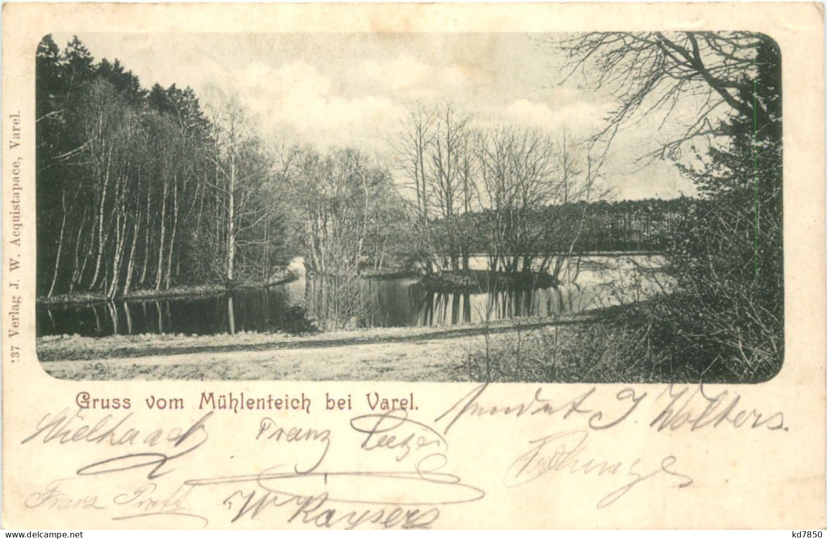 Gruss Vom Mühlenteich Bei Varel - Varel