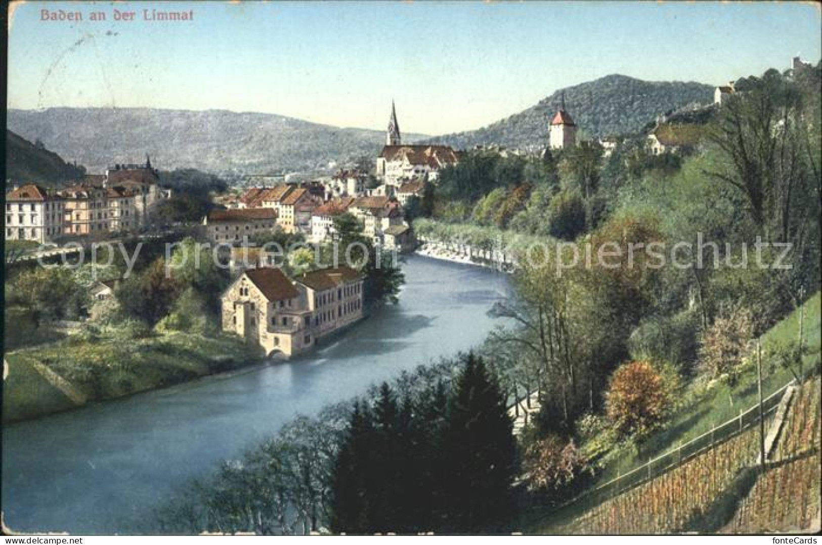 11777277 Baden AG Partie An Der Limmat Baden - Other & Unclassified