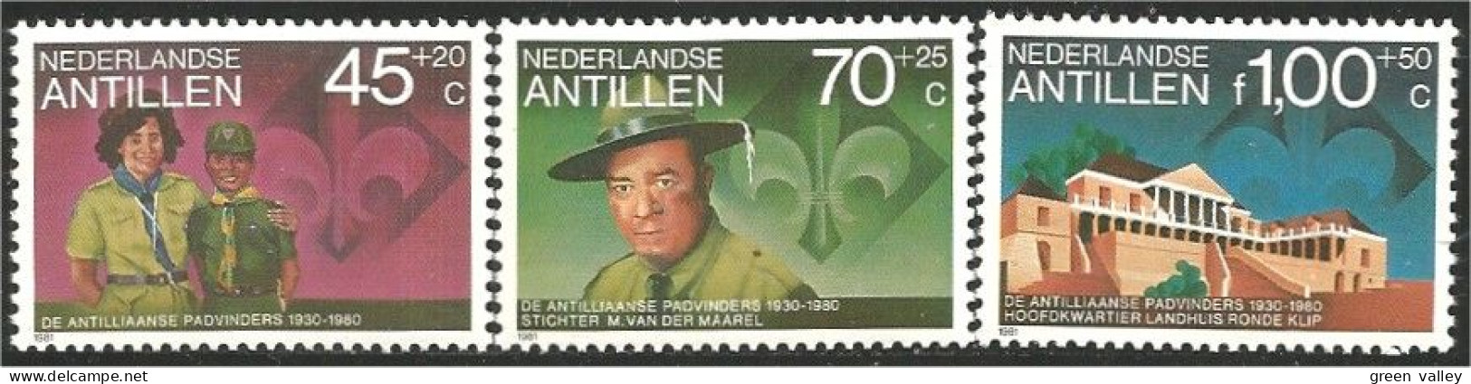 BS-90 Antillen Boy Scouts Padvinders Pfadfinder MNH ** Neuf SC - Unused Stamps