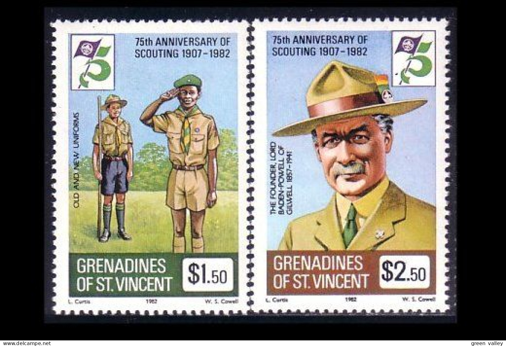 BS-49 St. Vincent Boy Scouts Padvinders Pfadfinder MNH ** Neuf SC - Nuovi