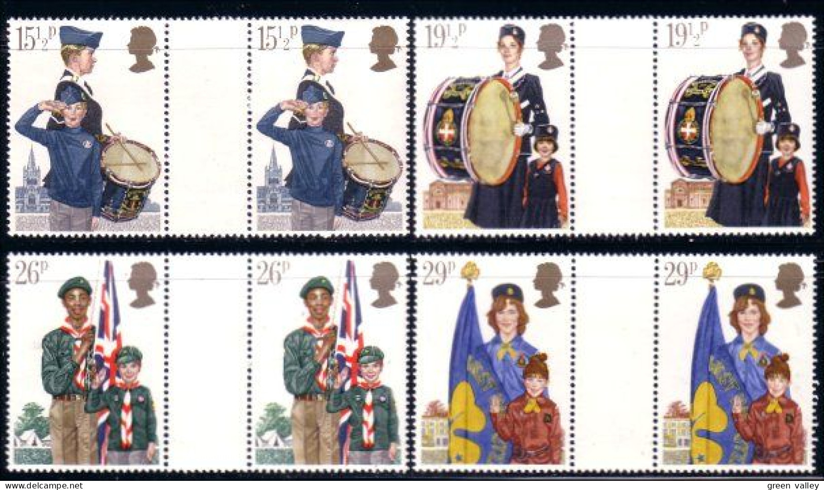 BS-20 Great-Britain Drum Tambour Boy Scouts Padvinders Pfadfinder MNH ** Neuf SC - Unused Stamps
