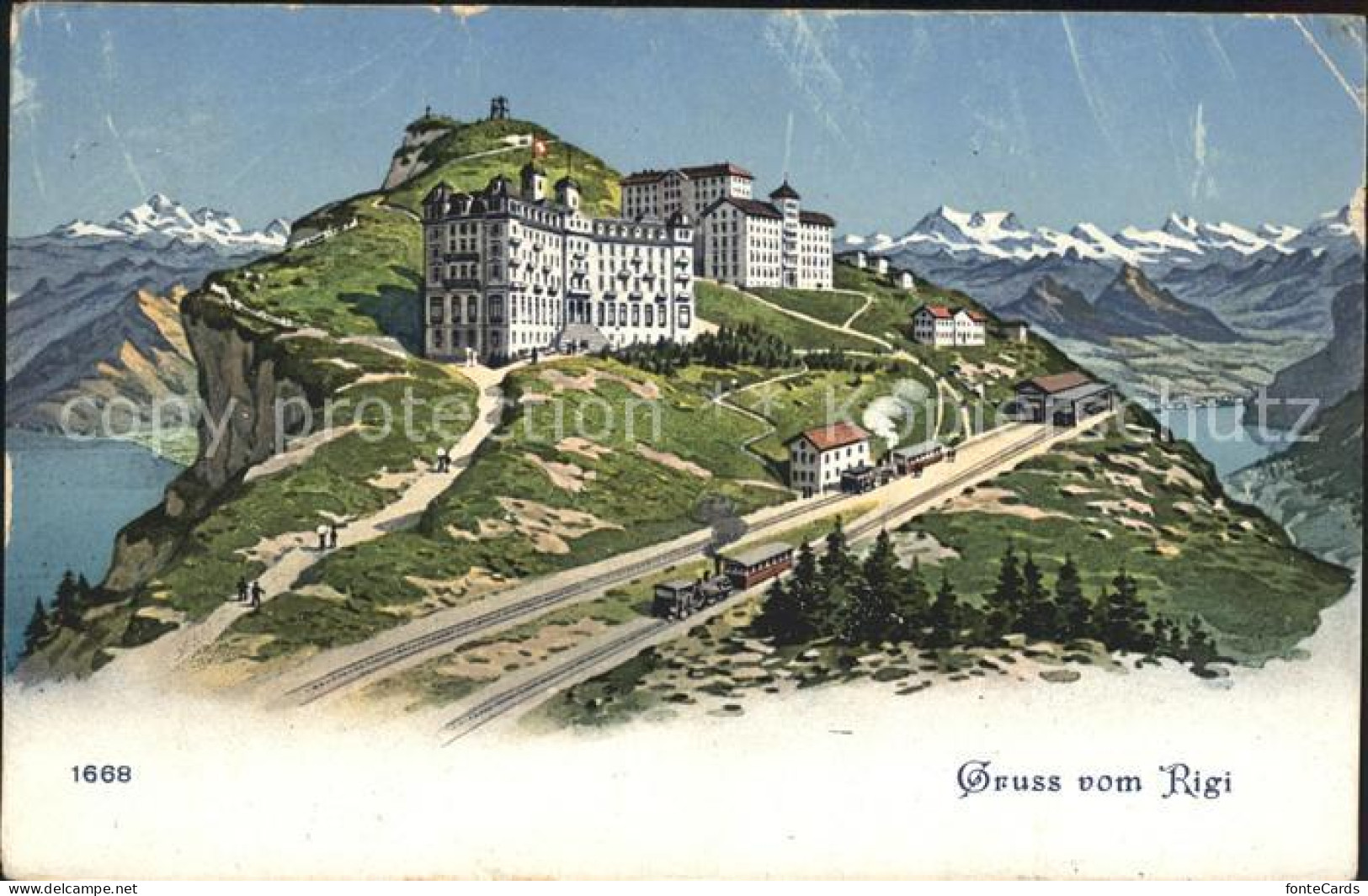 11777056 Rigi Kulm Hotel Rigibahn Alpenpanorama Rigi Kulm - Andere & Zonder Classificatie