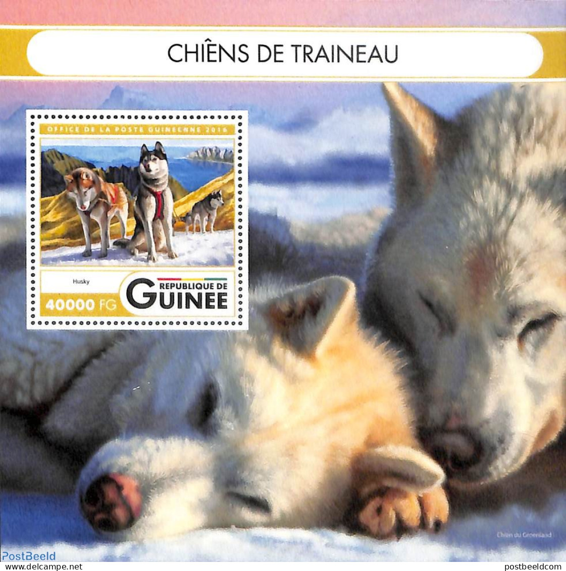 Guinea, Republic 2016 Dogs S/s, Mint NH, Nature - Dogs - Other & Unclassified