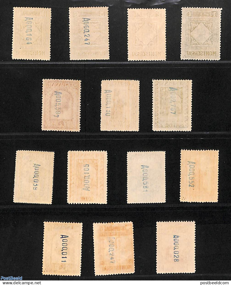 Spain 1931 Montserrat Set 14v, Unused But Mostly MNH, Unused (hinged) - Unused Stamps