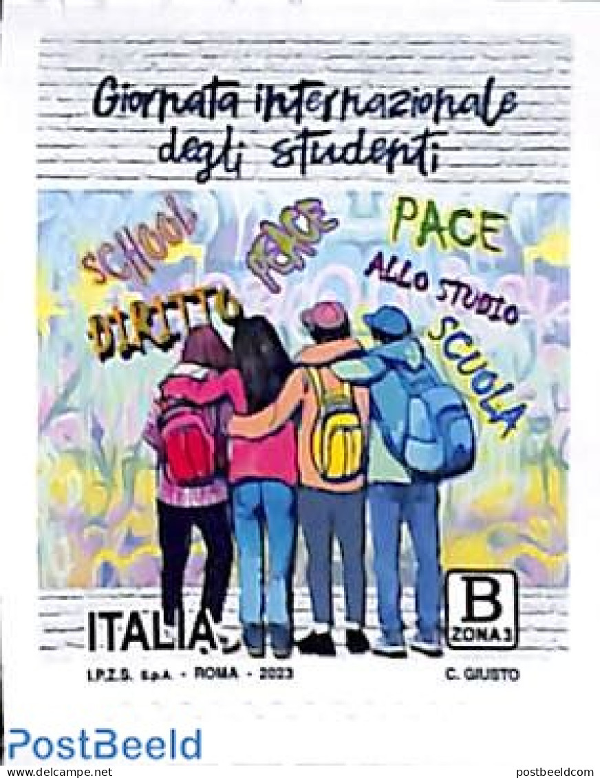 Italy 2023 Int. Students Day 1v S-a, Mint NH - Altri & Non Classificati