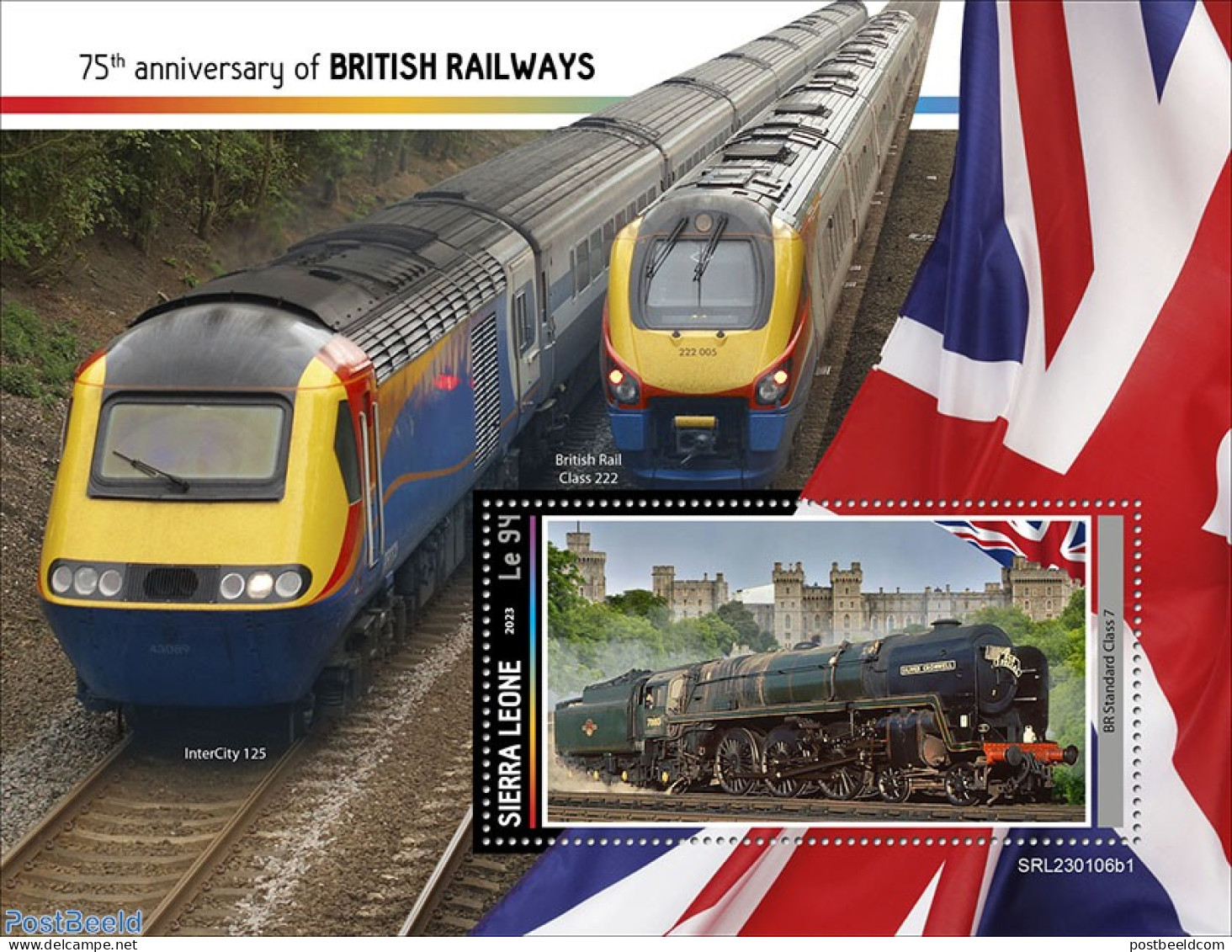 Sierra Leone 2023 British Railways, Mint NH, Transport - Railways - Trenes