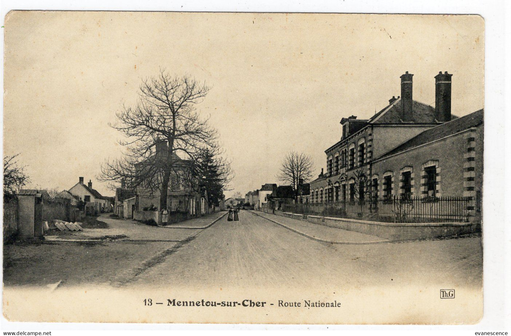 Mennetou Sur Cher  :  Rue Nationale     ///  Ref. Mai 24 /// BO. 41 - Other & Unclassified