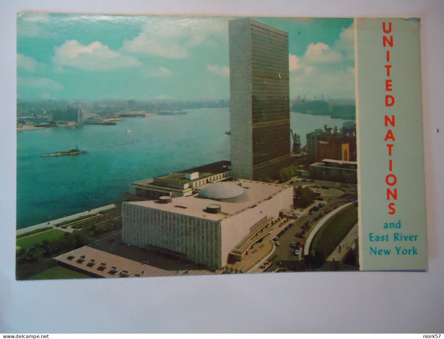 UNITED STATES  POSTCARDS  NEW YORK BUILDING  UNO EAST RIVER - Other & Unclassified