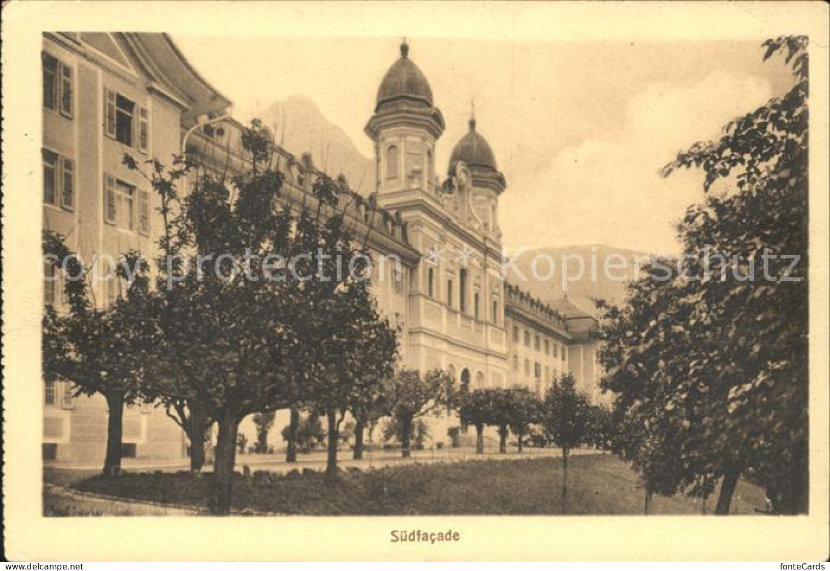 11776707 Schwyz Kollegium Maria Hilf Suedfassade Schwyz - Sonstige & Ohne Zuordnung