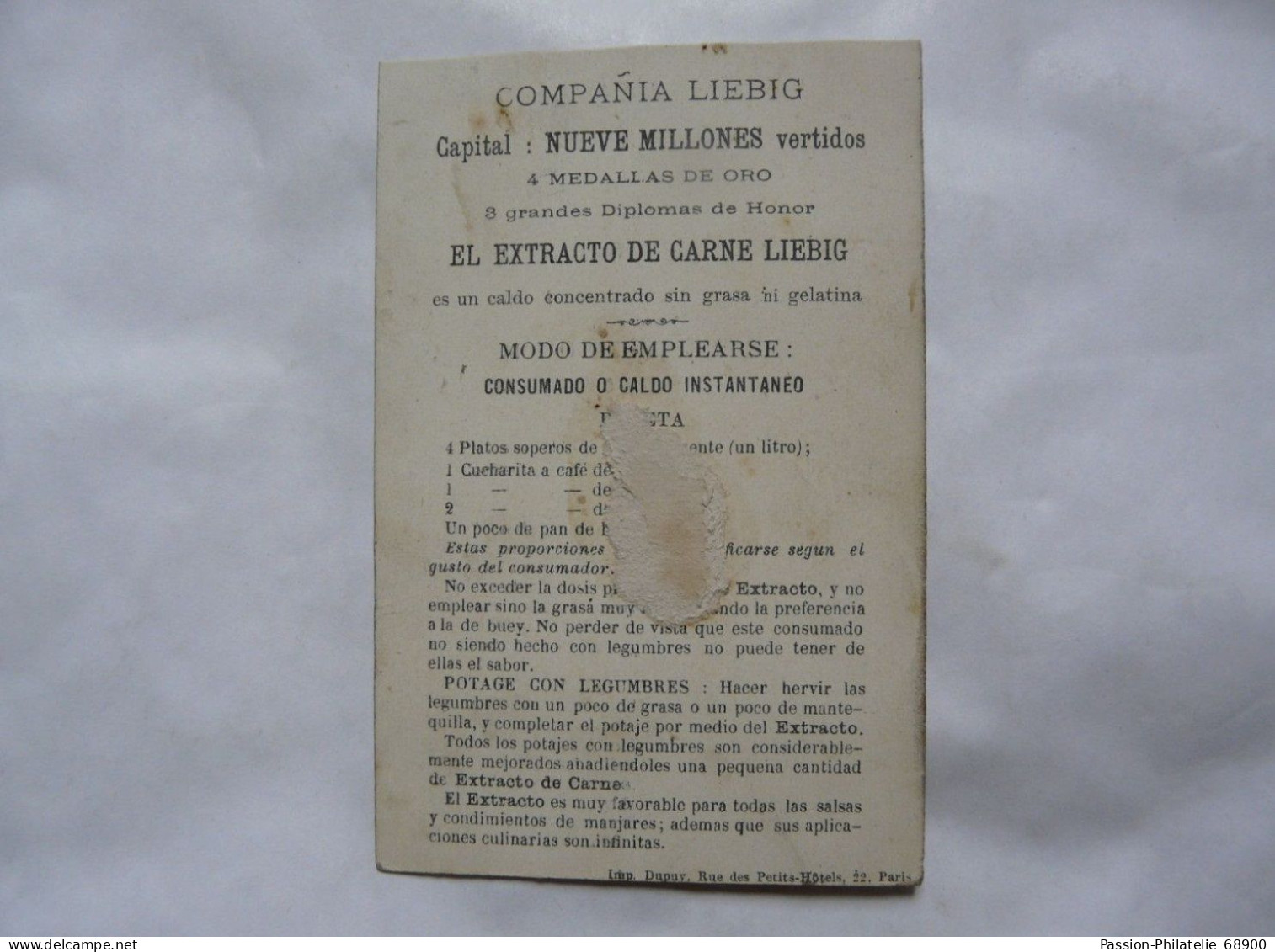 RARE - VIEUX PAPIERS - CHROMO : COMPANIA LIEBIG - Scène Animée (Fillette - Carton à Chapeau) - Sonstige & Ohne Zuordnung