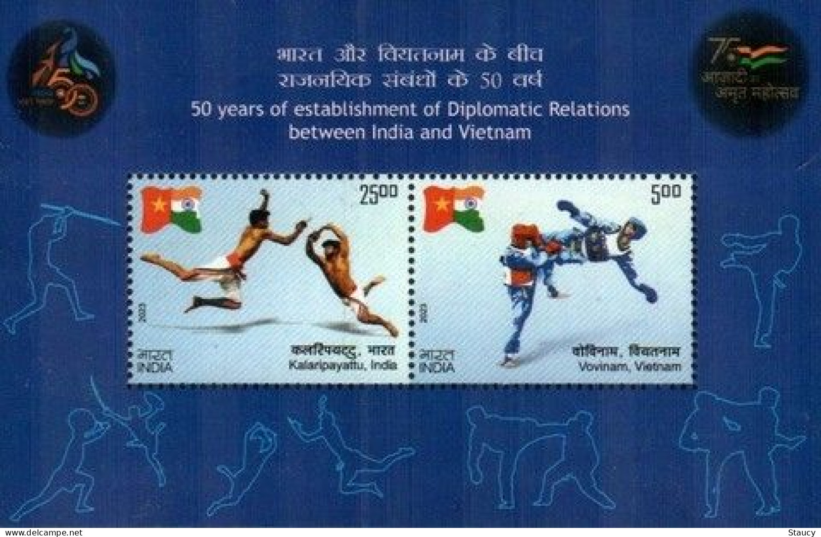 India 2023 India – Vietnam Joint Issue Collection: 2v SET + Miniature Sheet + First Day Cover As Per Scan - Neufs